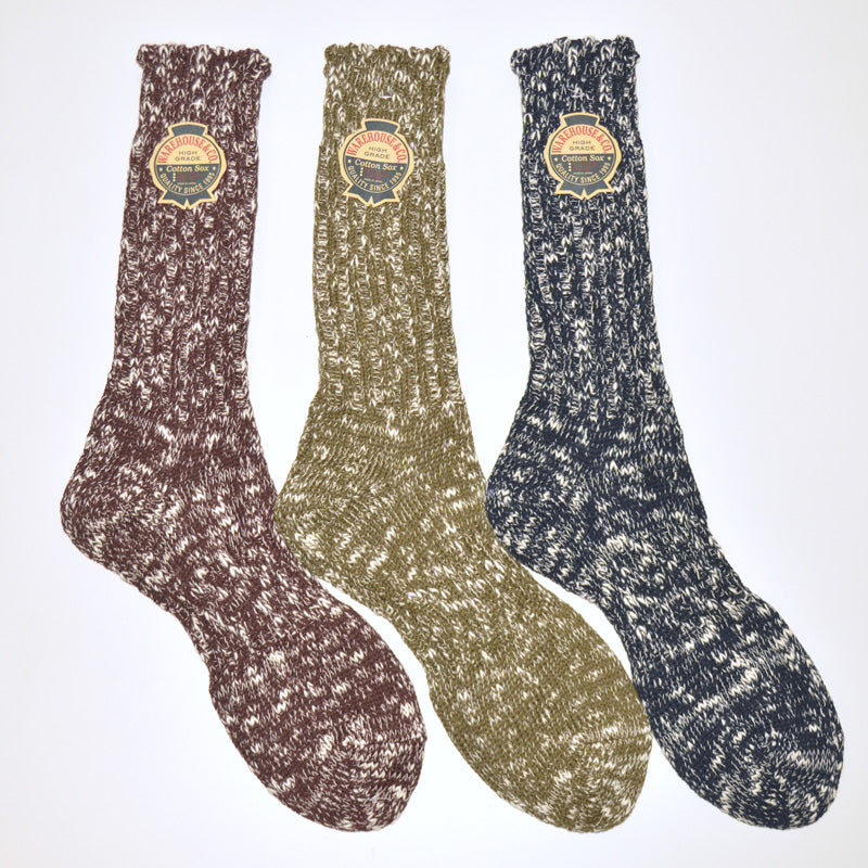 WARE HOUSE ”5235” SLUB RIB ZOKKI SOCKS