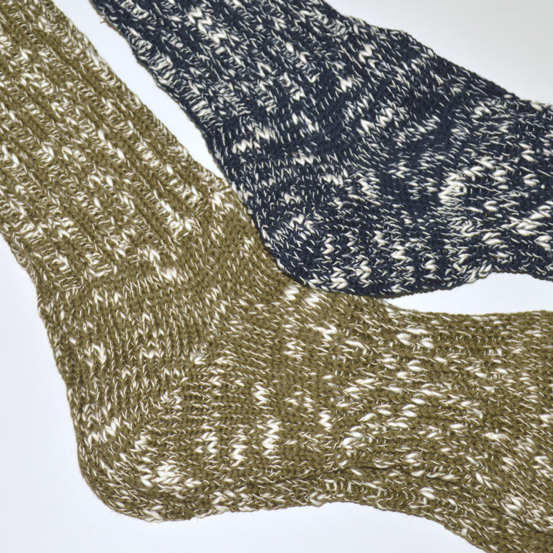 WARE HOUSE ”5235” SLUB RIB ZOKKI SOCKS
