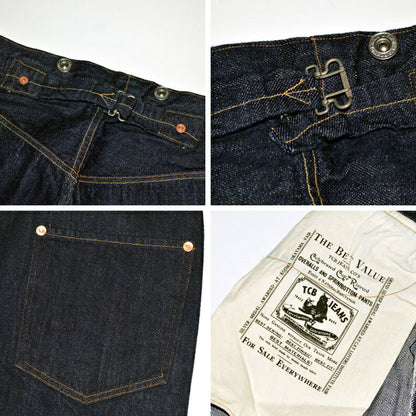 Black Friday!! 20%OFF!! TCB jeans "No.2 Jeans 1890" 11.4oz Jeans