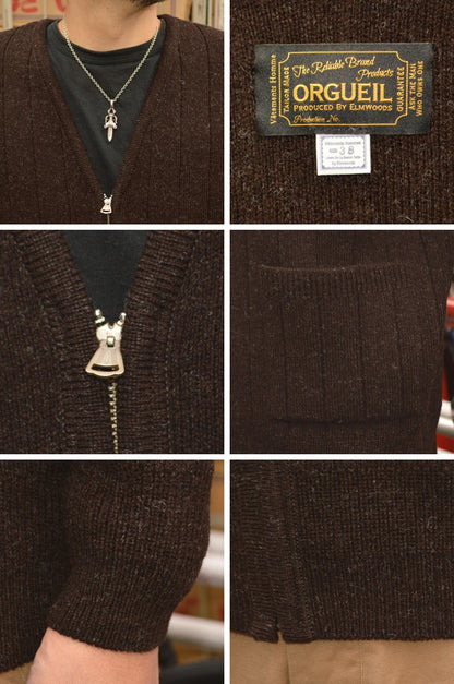 ORGUEIL "OR-9107" Ribbed Knit Cardigan