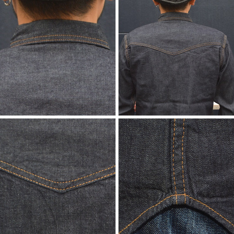 TCB jeans "Ranchman Shirt Denim" Denim Western Shirt