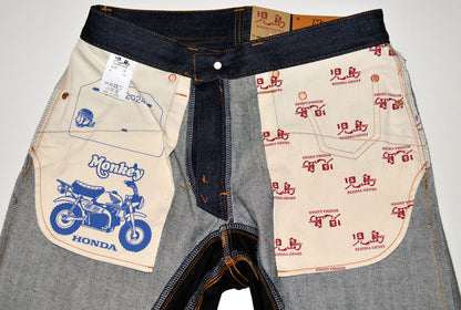 Black Friday!! 30%OFF!! KOJIMA GENES  "RNB-1059HM" HONDA Collaboration Monkey Combo Pants