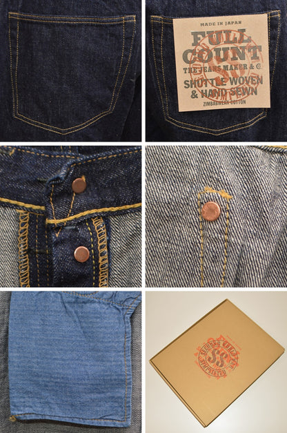 FULL COUNT "S0105SS" WWII Model 11.5oz Denim Pants