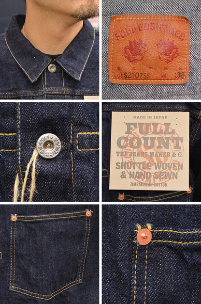 FULL COUNT "S2107SS" WWII Model 11.5oz Denim Jacket