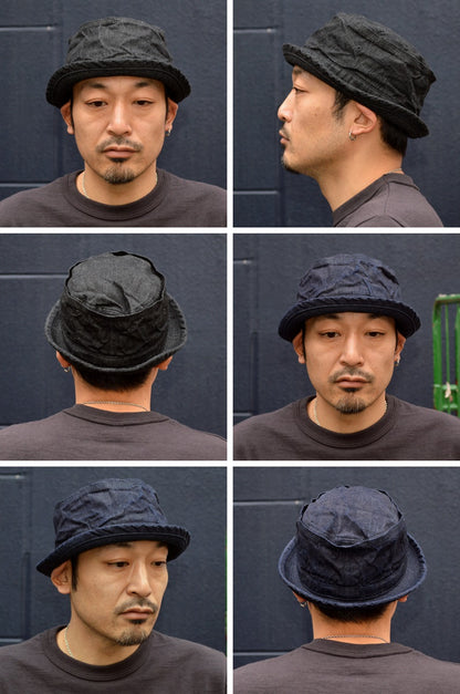 SUGAR CANE "SC02466" 10oz Denim Porkpie Hat