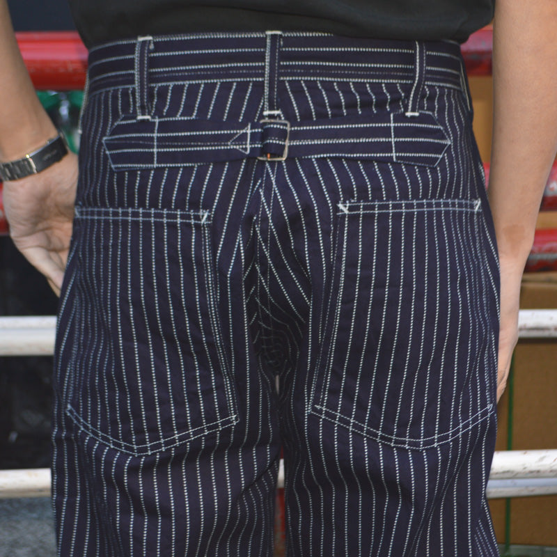 SUGAR CANE "SC40786" 9oz. Wabash Stripe Engineer Pants