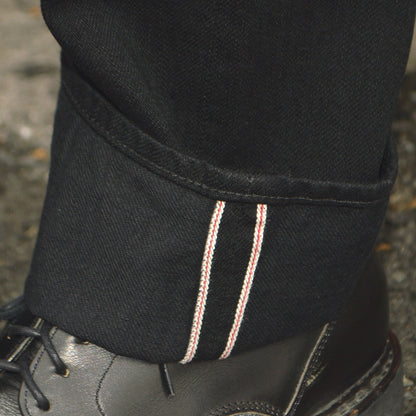 SUGAR CANE "SC41470" 13oz Black Denim SLIM FIT