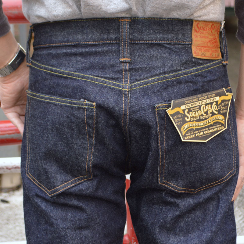 SUGAR CANE "SC42021" 14.25oz Standard Denim 2021 Model Slim Fit
