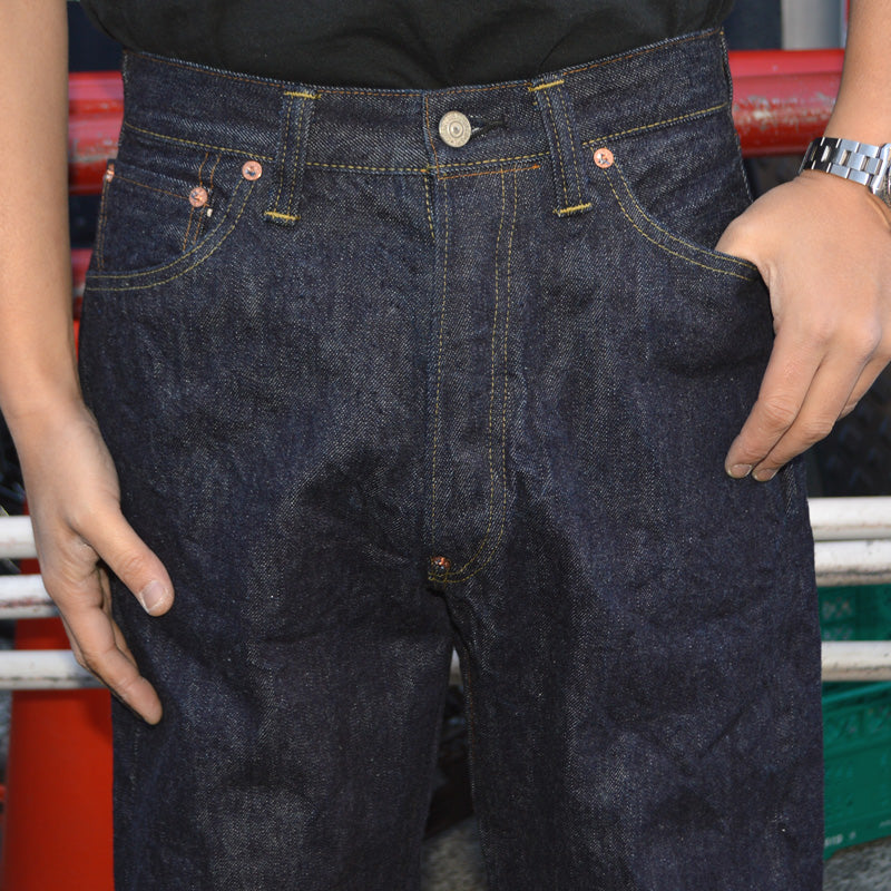 SUGAR CANE "SC42025" 13oz. Denim Waist Overalls 2025 Model (Wide Leg)