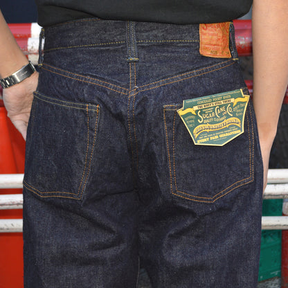 SUGAR CANE "SC42025" 13oz. Denim Waist Overalls 2025 Model (Wide Leg)