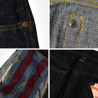 SUGAR CANE "SC49009" Super “Denim” Collectibles #09 13.5oz. BLUE DENIM WAIST OVERALLS “S1943” MODEL