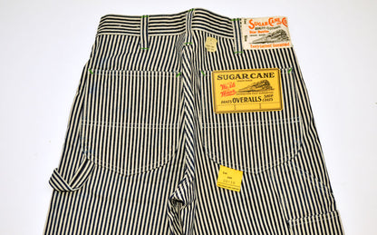 SUGAR CANE "SC51842" 11oz. HICKORY STRIPE WORK SHORTS