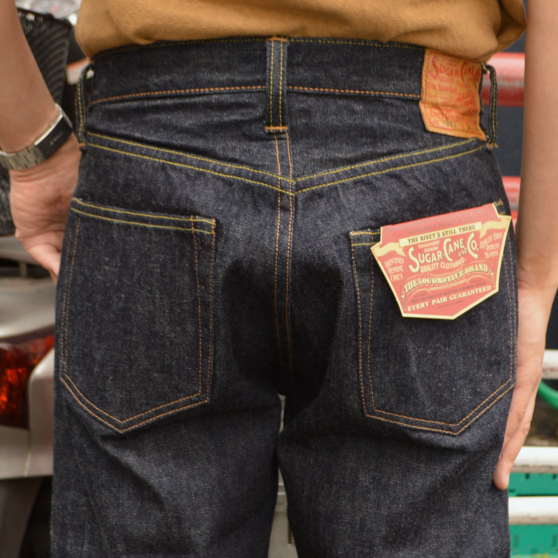 SUGAR CANE "SC51947" 14.25oz Denim 1947 Model Shorts