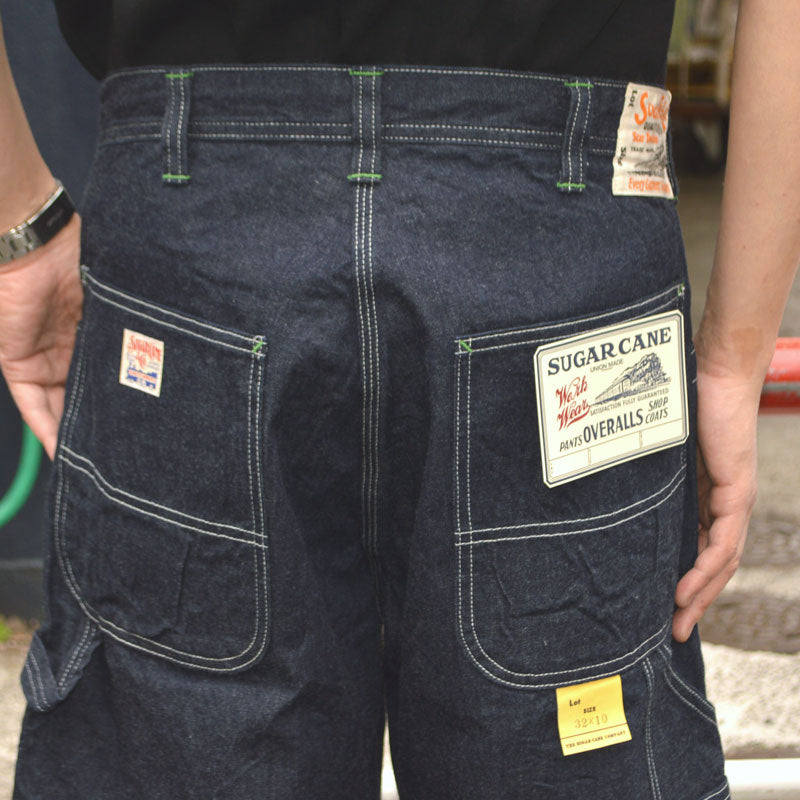 SUGAR CANE "SC52565" 11oz. Blue Denim Work Shorts