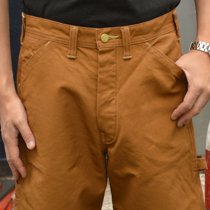 SUGAR CANE "SC52567" 13oz. Brown Duck Work Shorts