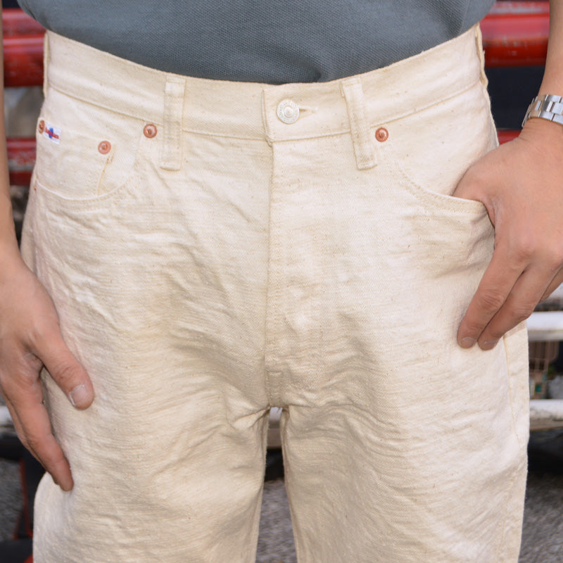 STUDIO D'ARTISAN "SD-1001E" 15oz GL3 Ecru Regular Straigh