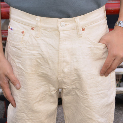 STUDIO D'ARTISAN "SD-1001E" 15oz GL3 Ecru Regular Straigh