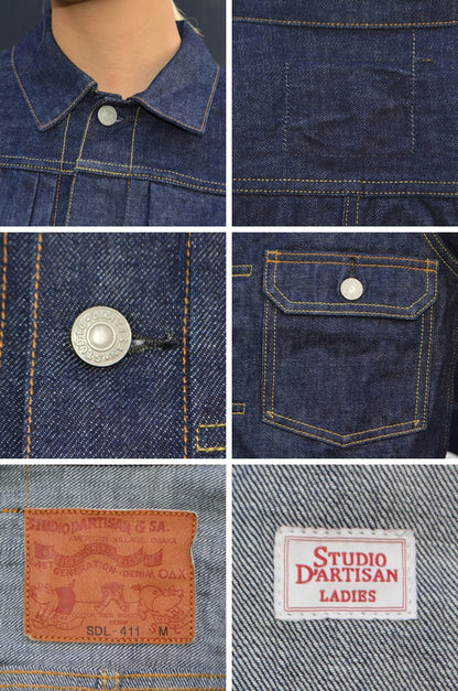 STUDIO D'ARTISAN LADYS "SDL-411" 1st Type Denim Jacket