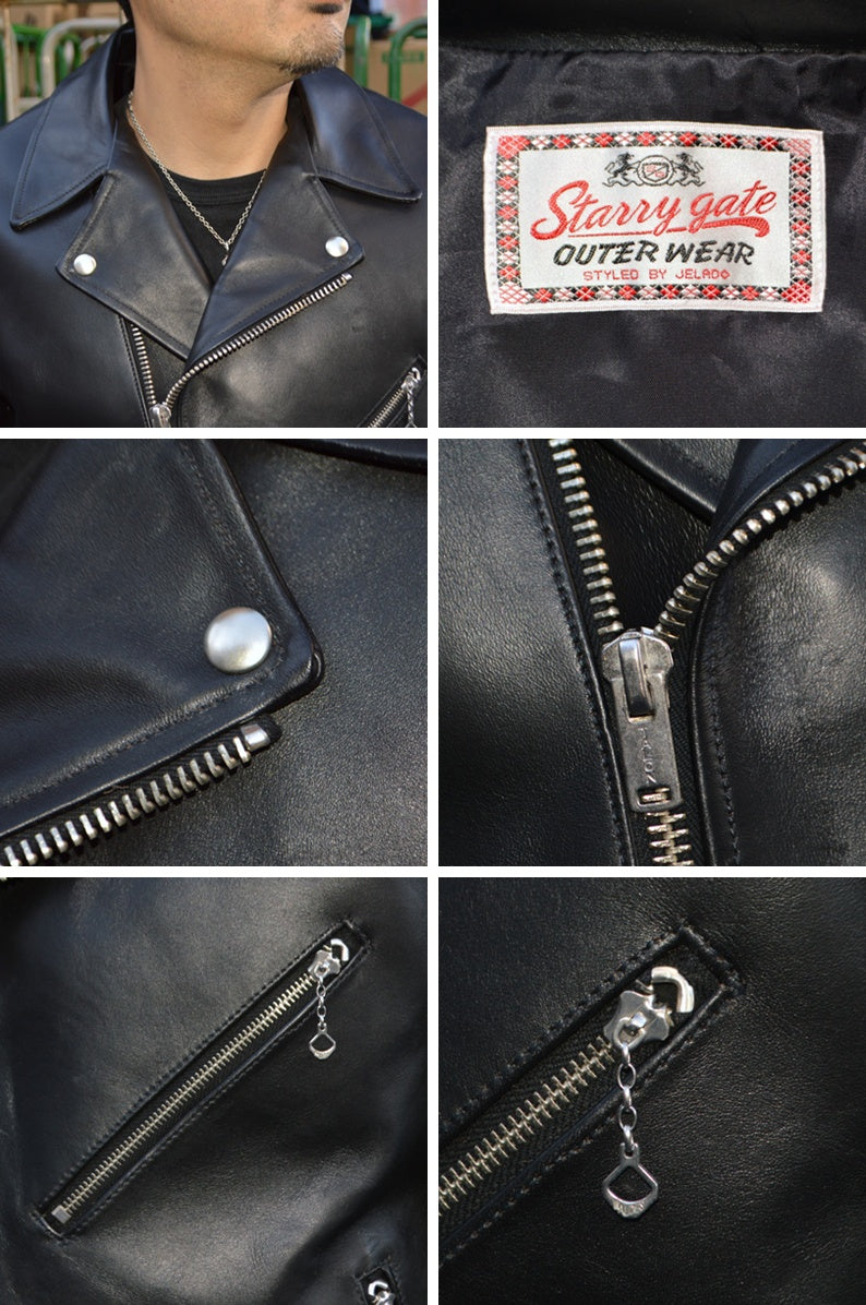 JELADO "SG71428" Rebel Jacket Horse Hide Semi Aniline Finish