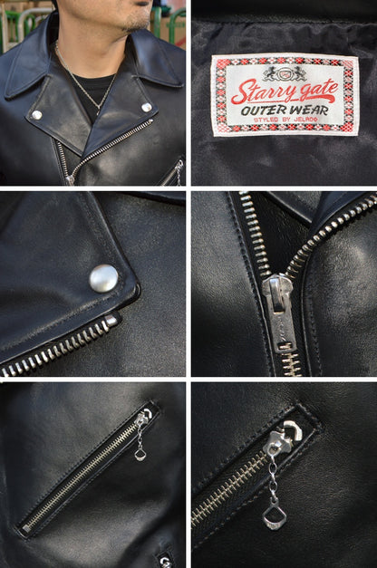 JELADO "SG71428" Rebel Jacket Horse Hide Semi Aniline Finish