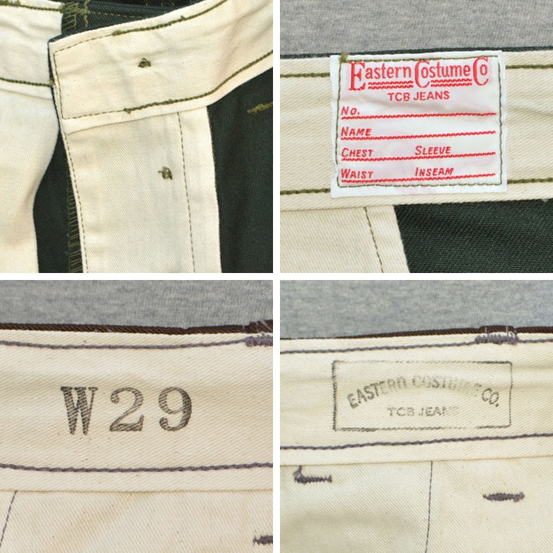 TCB jeans "Stay Gold Chino/Tree Green & Trunk Brown