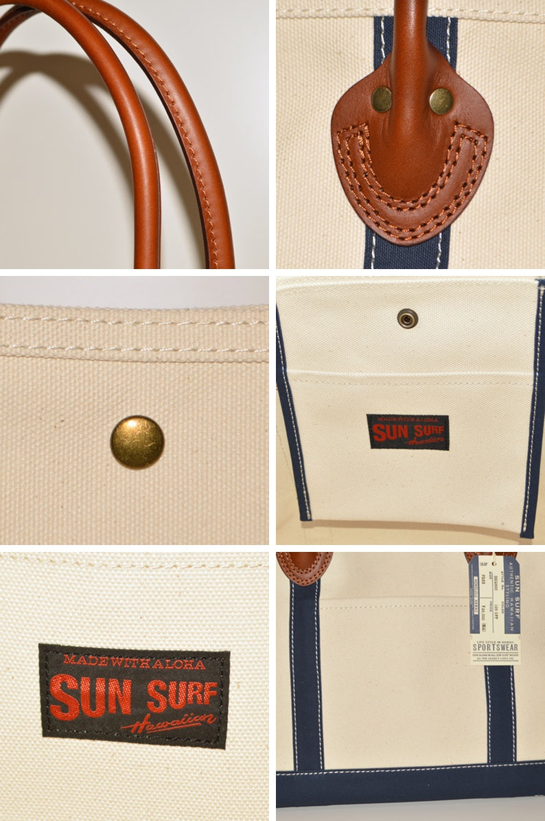 SUN SURF "SS02893" Canvas Tote Bag