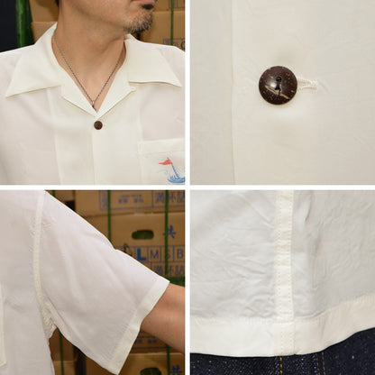 SUN SURF "SS39630" S/S Rayon Hawaiian Shirt “WATER SKIING”