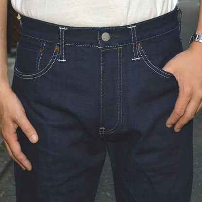 tanuki "TNK101TB" 15oz Turquoise Blue Regular Straight