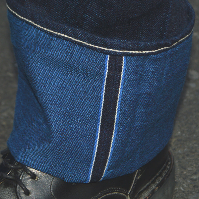 tanuki "TNK101TB" 15oz Turquoise Blue Regular Straight