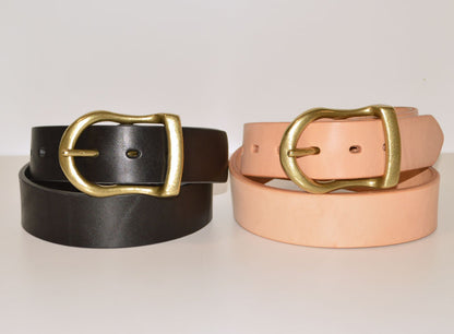 BIG JOHN "VBLT02" HIMEJI LEATHER ORIGINAL BELT (5mm)