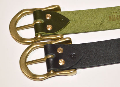 BIG JOHN "VBLT02" HIMEJI LEATHER ORIGINAL BELT (5mm)