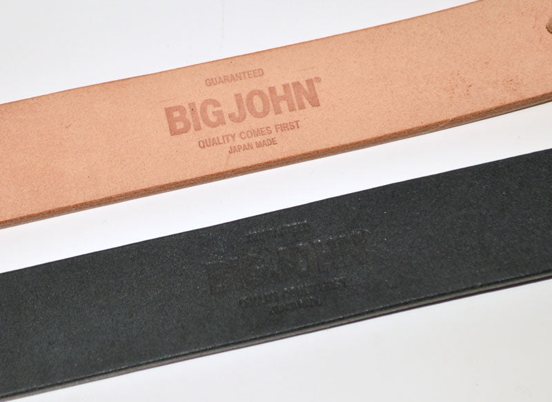 BIG JOHN "VBLT02" HIMEJI LEATHER ORIGINAL BELT (5mm)