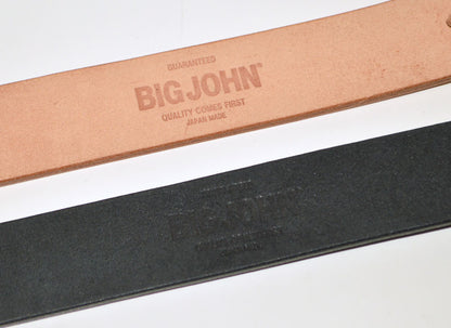 BIG JOHN "VBLT02" HIMEJI LEATHER ORIGINAL BELT (5mm)