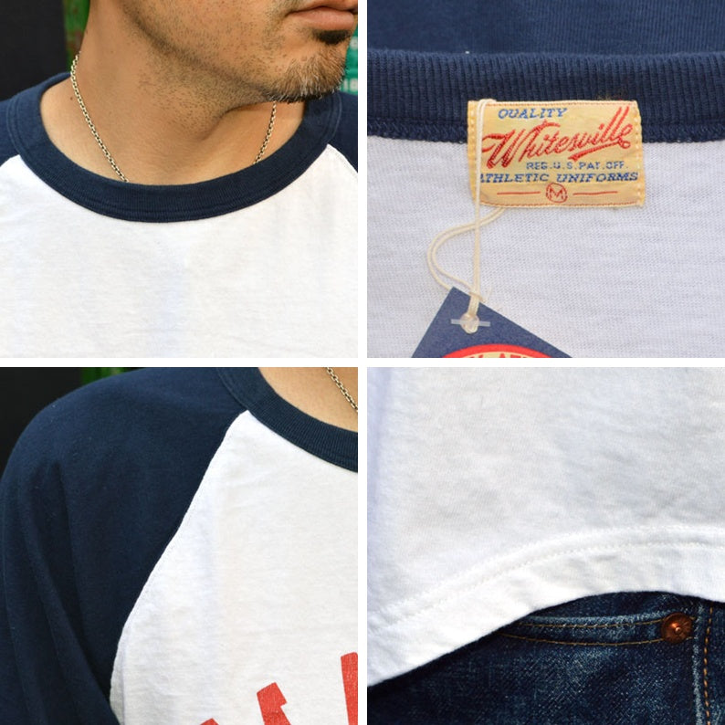 WHITESVILLE "WV69528" 18/- Baseball T-shirt W/Print