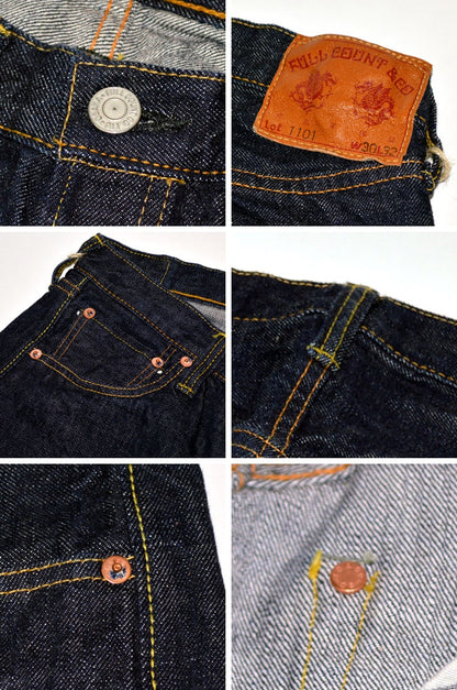 FULL COUNT "1101" Straight Denim