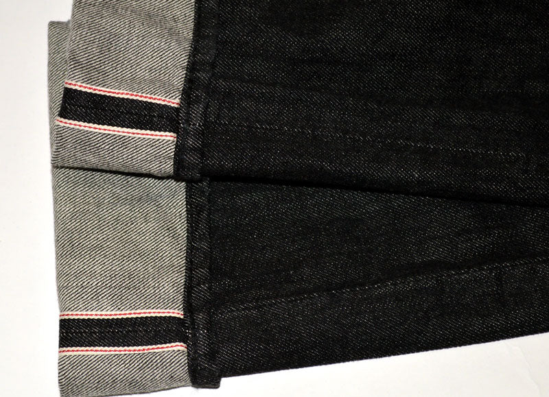 FULL COUNT "1108BK" Slim Straight Black Selvedge Denim