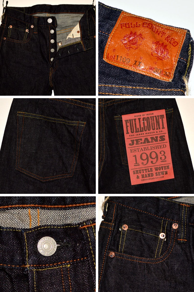 FULL COUNT "1109XX" Slim Denim