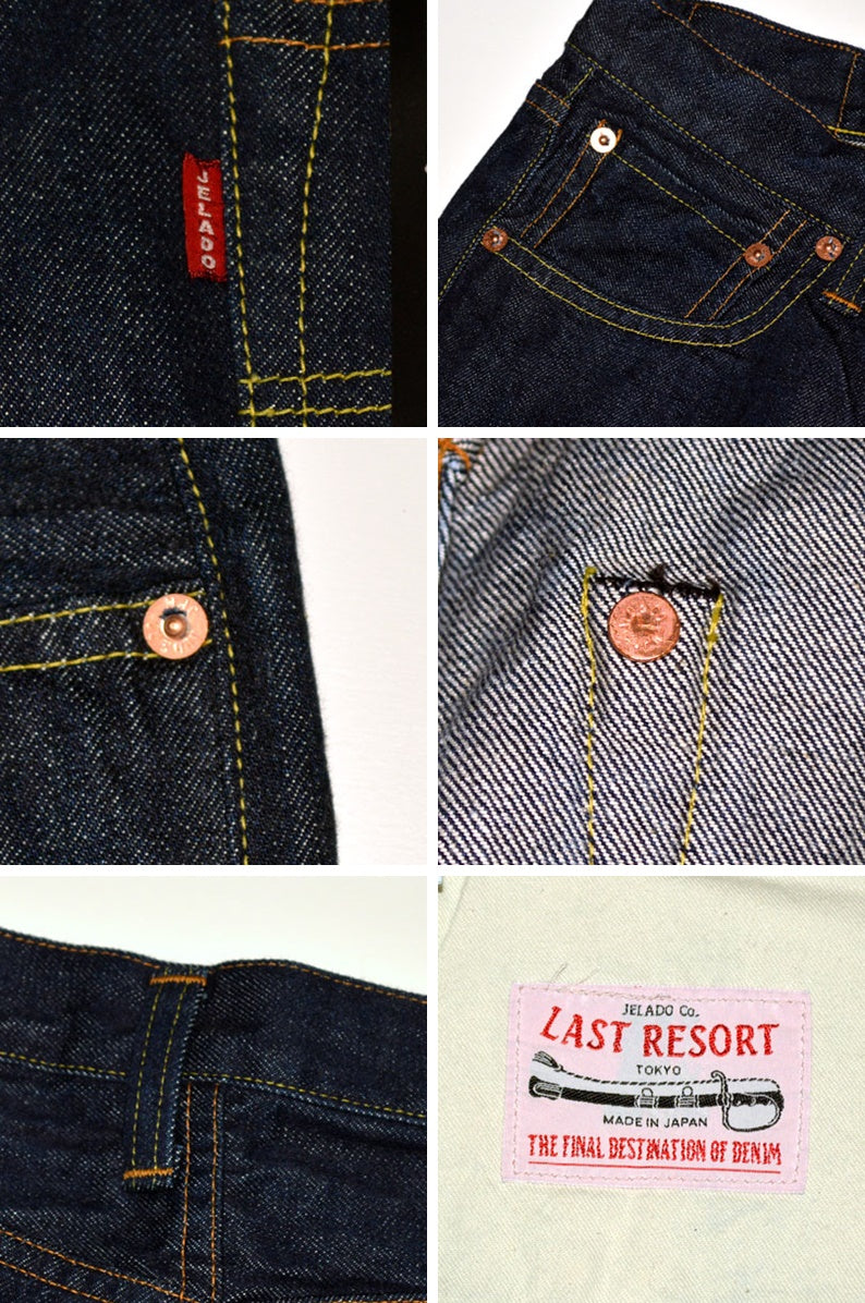 JELADO "JP94313" "313XX" 55Denim 313XX Straight LAST RESORT