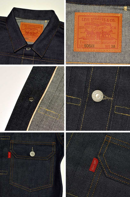 LEVI'S VINTAGE CLOTHING "70506-0028" TYPE I JACKET 1936 506XX