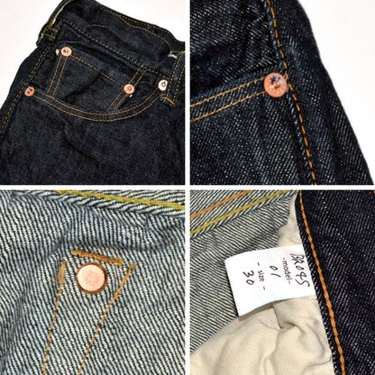 bridge "BR04S" TAPERED 13.5oz 01DENIM