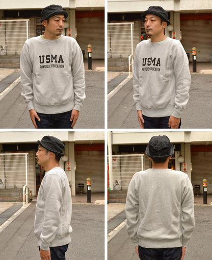 BUZZ RICKSON'S "BR68652" HORIZONTAL KNITTING SWEAT SWEAT SHIRT “U.S. MILITARY ACADEMY”