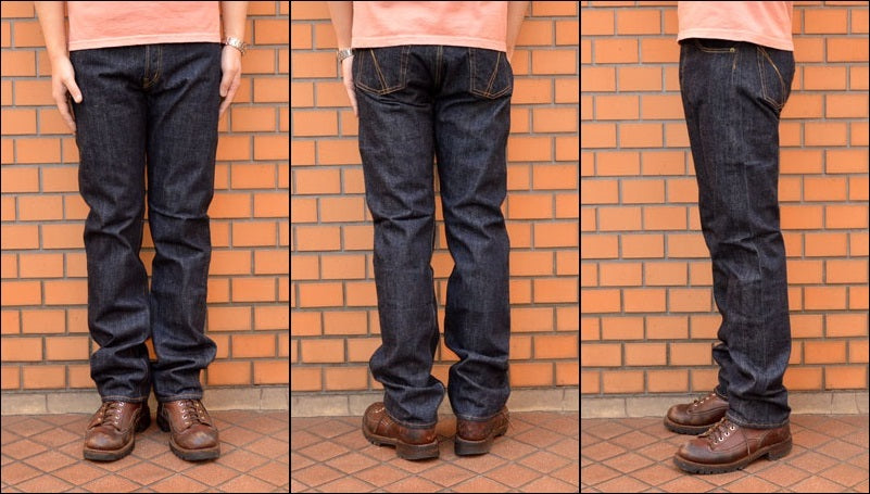 DOWN NORTH JEANS "DNJ4" THE PEACE 44-09 Low-rise Straight Model