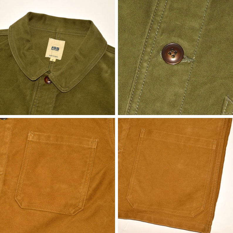 FOB FACTORY "F2373" FRENCH MOLESKIN JACKET