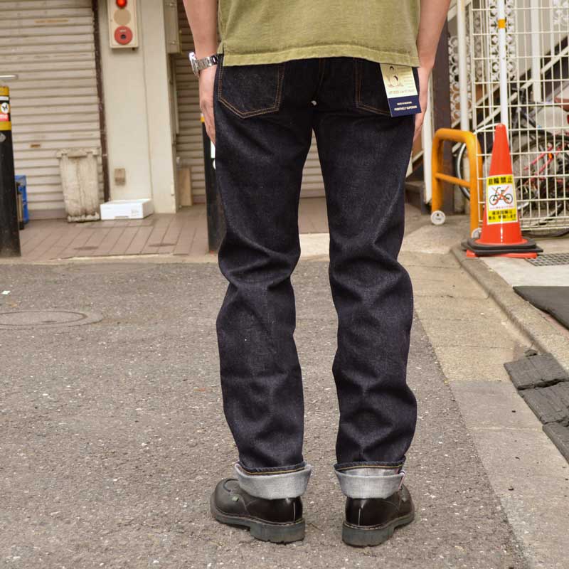 MOMOTARO JEANS "0201" VINRAGE LABEL 15.7oz Denim Slim Straight