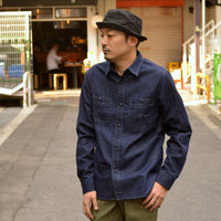 Restocked]4890HW - Denim Work Shirt HW – FULLCOUNT