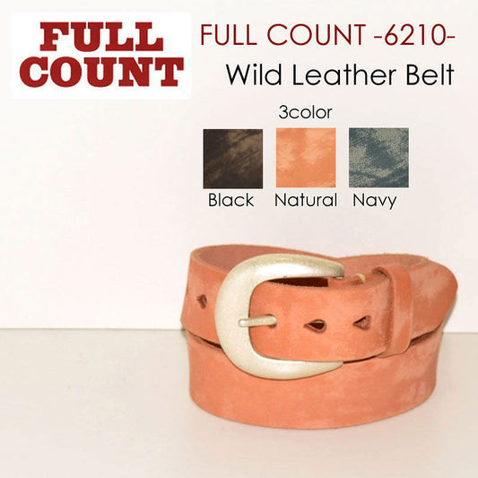 FULL COUNT ”6210” WILD LEATHER BELT