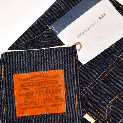 bridge "BR05S" REGULAR STRAIGHT 13.5oz 01DENIM