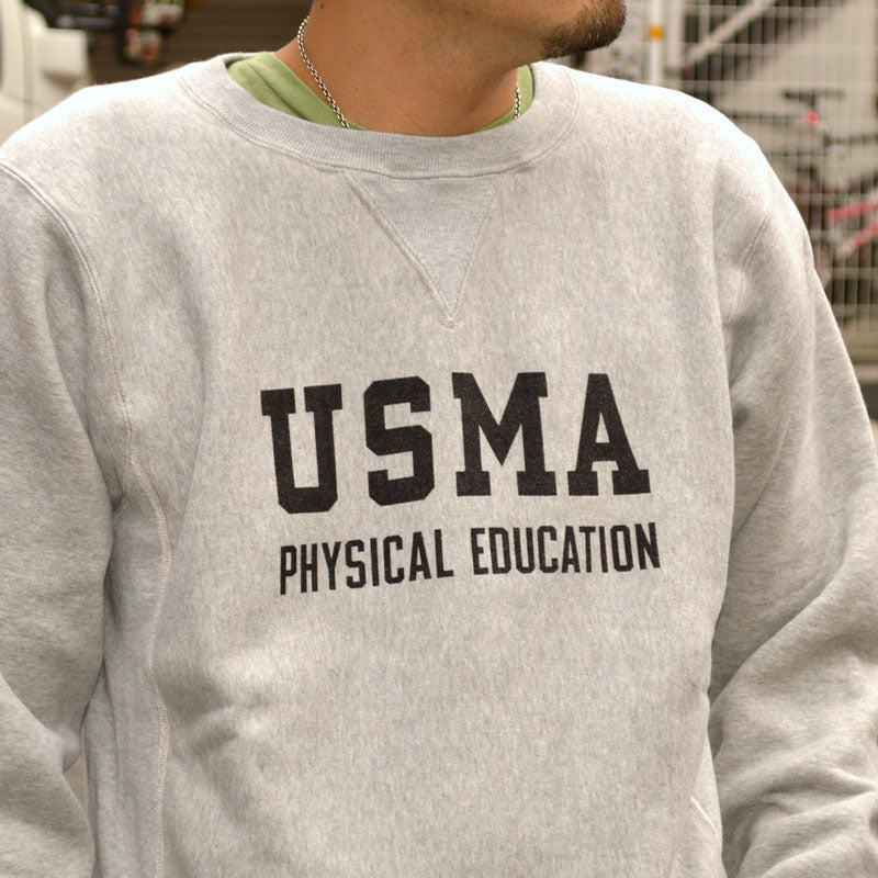 BUZZ RICKSON'S "BR68652" HORIZONTAL KNITTING SWEAT SWEAT SHIRT “U.S. MILITARY ACADEMY”