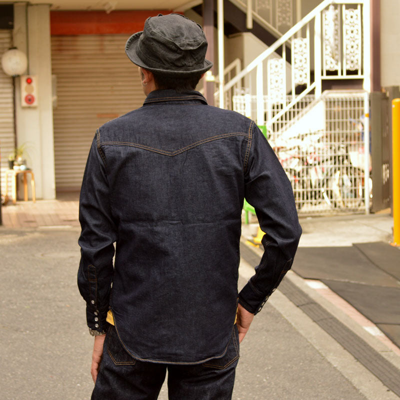 TCB jeans "Ranchman Shirt Denim" Denim Western Shirt