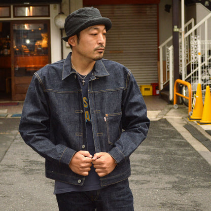 Dead Stock Blue  (WARE HOUSE)  "Lot.S2000XX" DENIM JACKET WW2Model